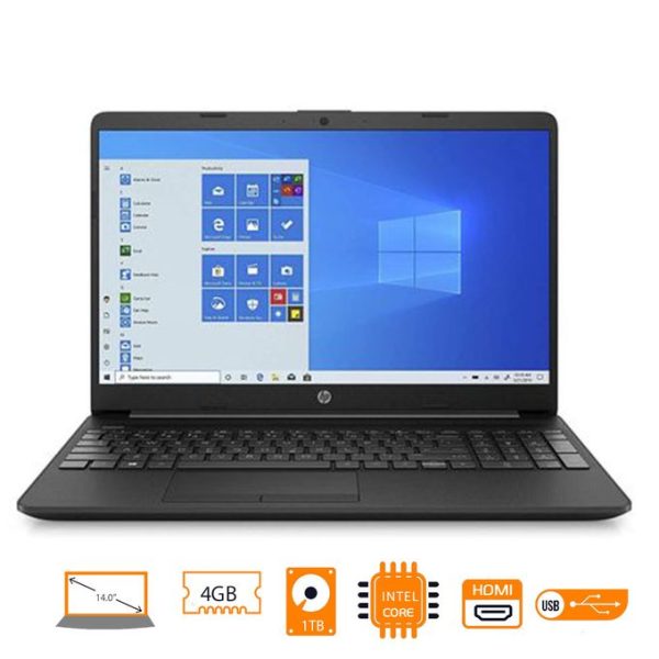 HP 14-cf2248nia Intel Pentium Gold 6405U – 4 Go – 500 Go – Windows 10 – Noir