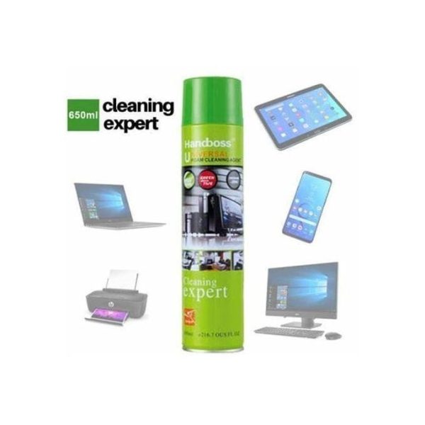Handboss Bombe de Nettoyage-Ecran-Tv-PC PORTABLE- VOITURE- 650 ML