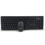 Logitech Clavier + Souris Wireless – Combo Mk290 – Sans Fil – Noir