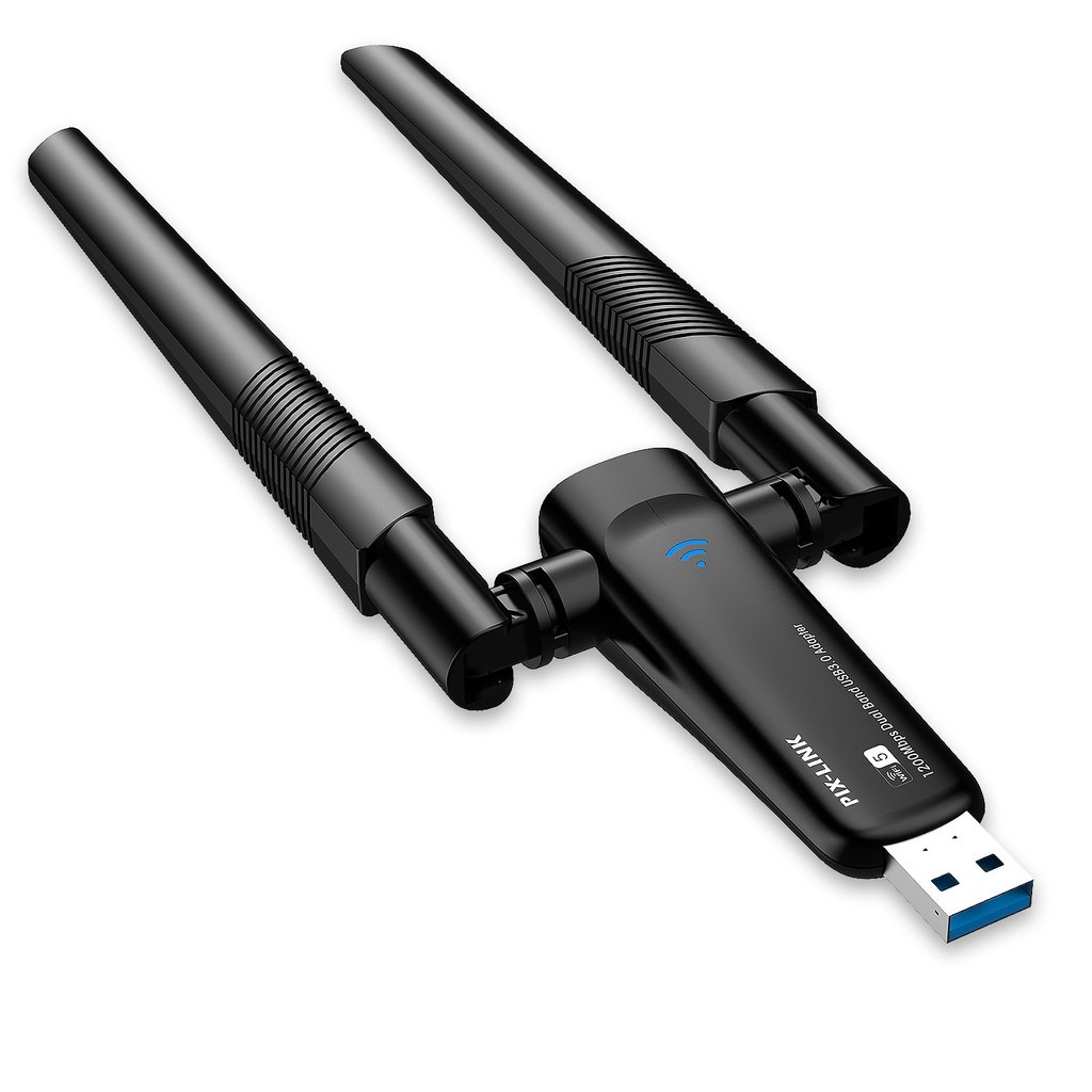 506448d0aa4515425015ecdcc238462a.jpg PIX-LINK Clé-WiFi USB 2 Antennes AC1200 – Image 1