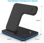Support De Chargeur Sans Fil Qi 15W 3 En 1 – Image 4