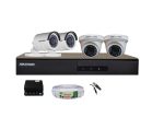 Kit vidéo surveillance 4 cameras et dvr Turbo HD Hikvision