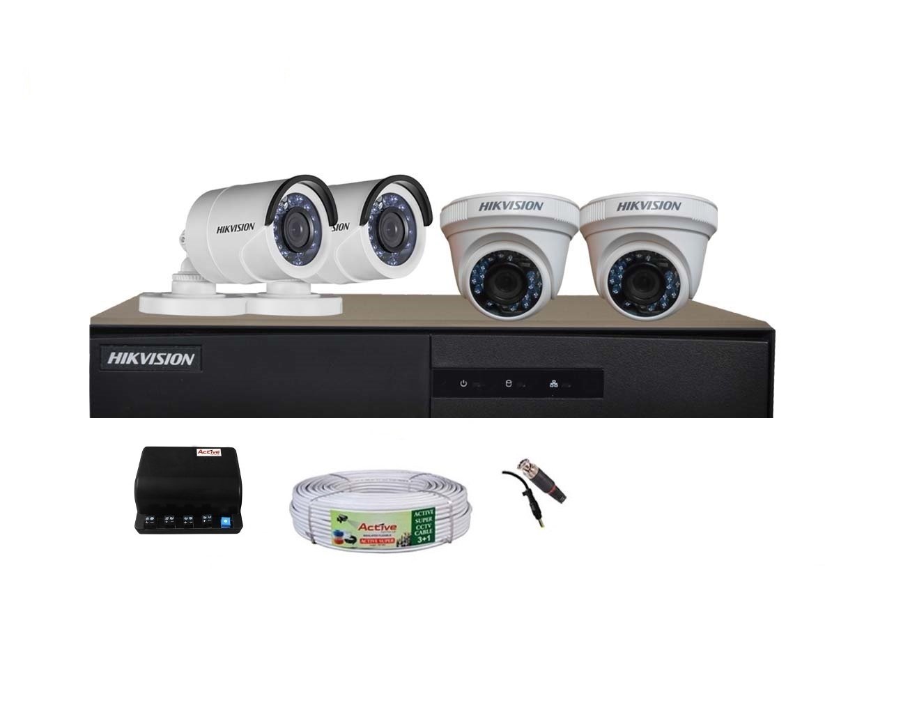 61EQSyIVpVL._SL1316_-1.jpg Kit vidéo surveillance 4 cameras et dvr Turbo HD Hikvision – Image 1