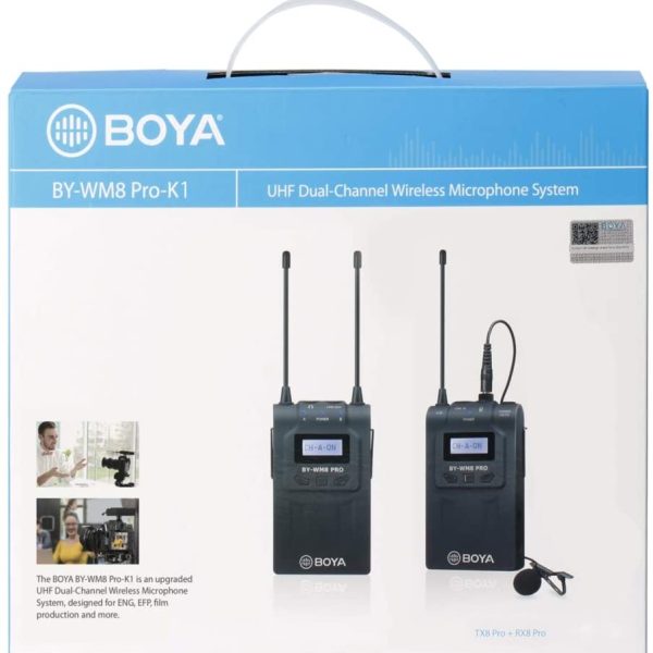 BOYA by-WM8 Pro-K1 Système de Microphone sans Fil UHF