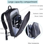 Sac à dos semi dur et léger 15,6 pouces d’ordinateur portable – Image 4