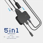 5IN1 Type-C To HDTV-Adapter Multi-Function Docking Station HUB Converter – Image 3