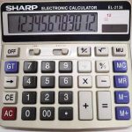 calculatrice Sharp el-2136
