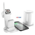 SUNSKY Chargeur sans fil 6in1 Lampe de bureau multifonction