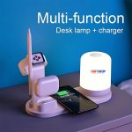SUNSKY Chargeur sans fil 6in1 Lampe de bureau multifonction – Image 7