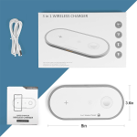 Station de charge San fil pour iphone airpod apple watch – Image 4