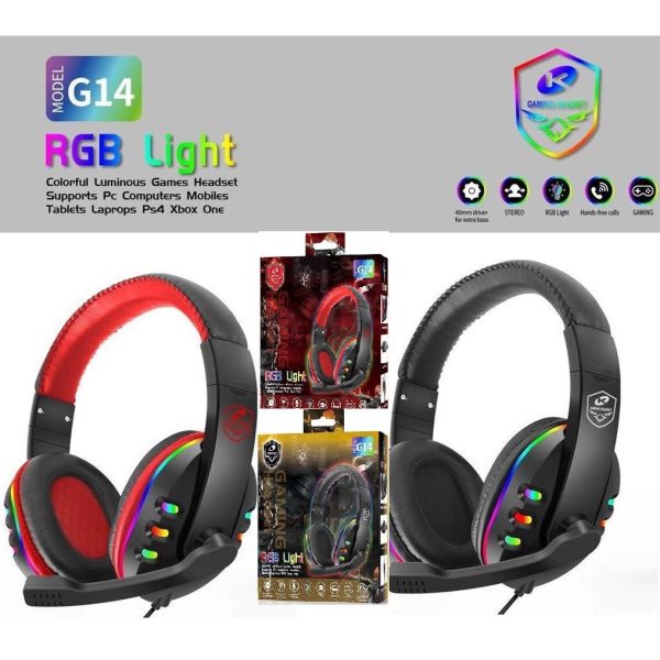 G14 RGB TRUE 7.1 SURROUND GAMING HEADSET
