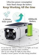 Caméra solaire sans fil Watchmen CCTV 4G – Image 5