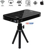 DLP – Mini projecteur Portable P09-II Full HD, 4K WIFI Android 9.0