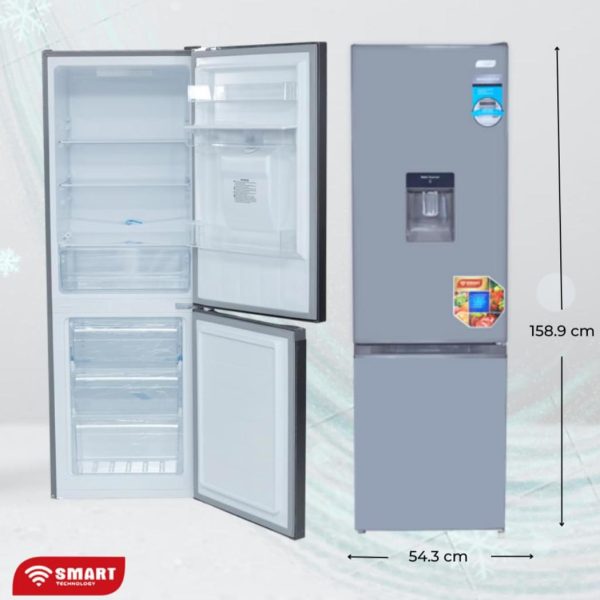 SMART Réfrigérateur Combiné Avec Fontaine - STCB-459WM- 227L - Inox