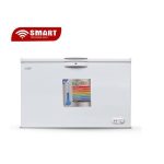 SMART Congélateur Horizontal Avec Vitre A L’intérieur STCC-320V – Avec Clef – 280 L – Gris et Blanc