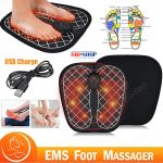 Tapis de pied pliable masseur électrique
