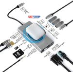 Adaptateur Type-C multifonction 13 en 1 + Chargeur Sans Fil