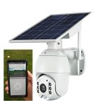 Caméra Solaire 4K Intelligente 4G, Alerte PTZ IP66 Vision Nocturne PIR Système De Surveillance – Image 4