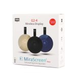 MiraScreen G2-4 Sans fil, Récepteur de dongle d'affichage Wi-Fi, clé TV HD 1080P Airplay
