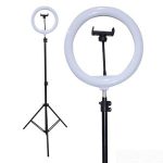 LED Ring Light-Lumière annulaire pour maquilleur Youtuber Live Video Photography + Trépied