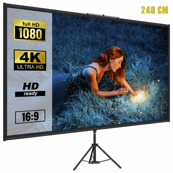 Écran Trepied 2,4M X 2,4M Projection