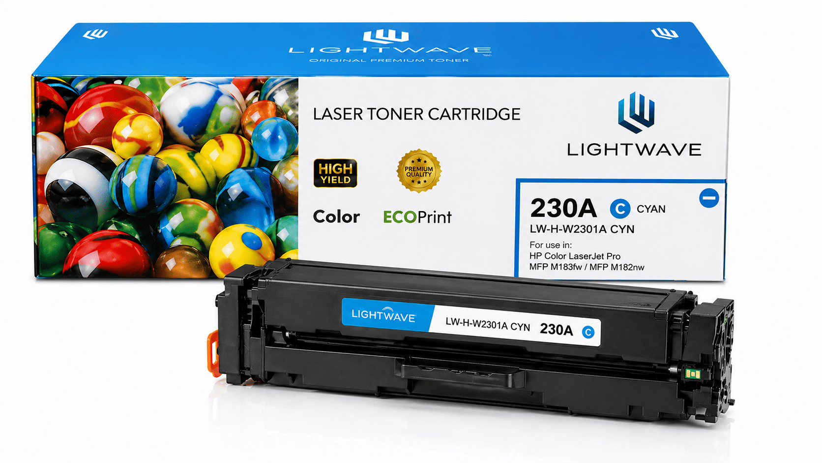 ChatGPT Image 29 avr. 2026, 14_34_01 Lightwave LW-H-W2301A CYN Toner 230A – Image 1