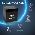 Batterie pour Onduleur 12V 4,5Ah Rechargeable – Image 2
