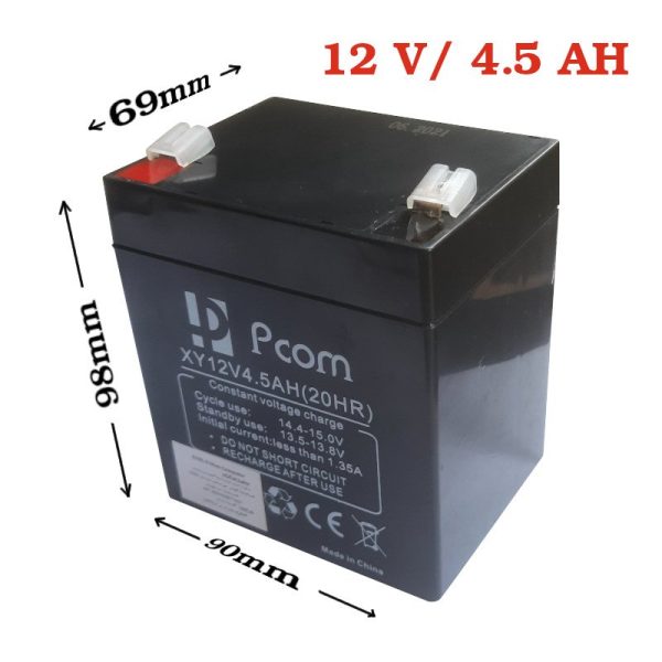 Batterie pour Onduleur 12V 4,5Ah Rechargeable