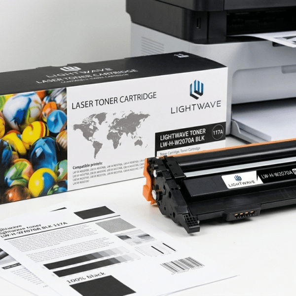 Lightwave LW-H-W2070A BLK 117A Toner